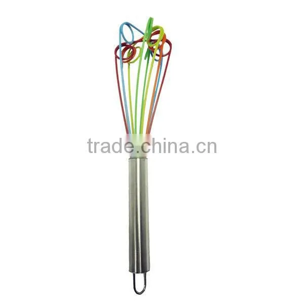 SS2103 silicone egg whisk