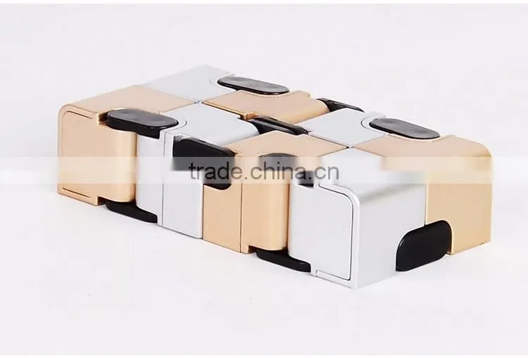 Newest Anti-Stress Magic Fidget toy Infinity Cube Fidget Desk Toys infinity cube metal
