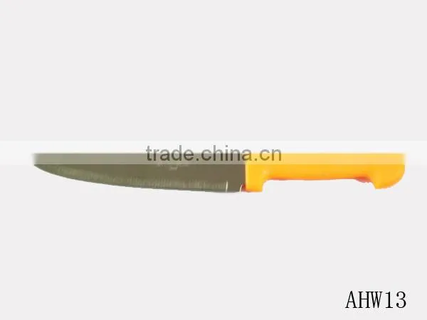 2015 kitchen knife set with plastic handle