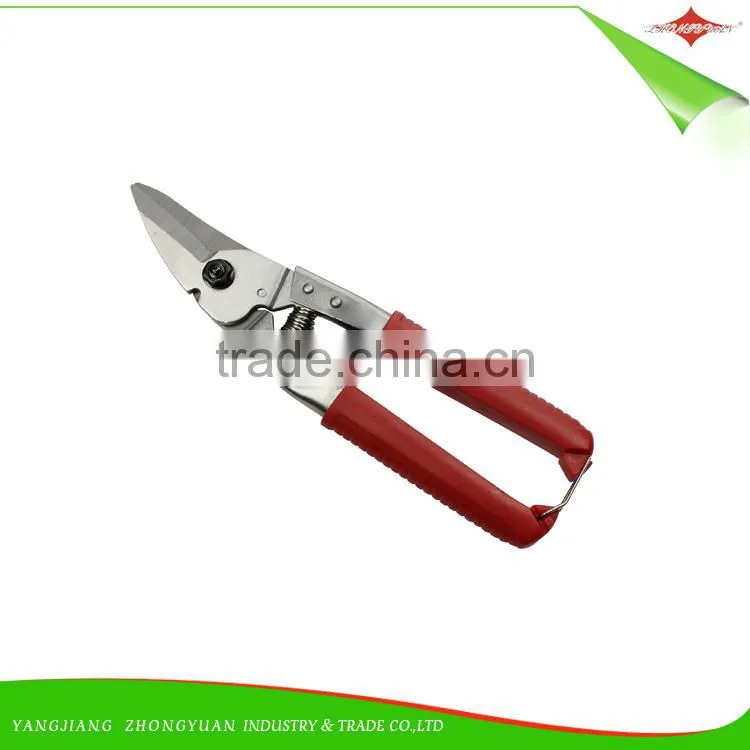 8.5 Inches Stainless Steel Garden Scissors/Pruner with PVC Handle