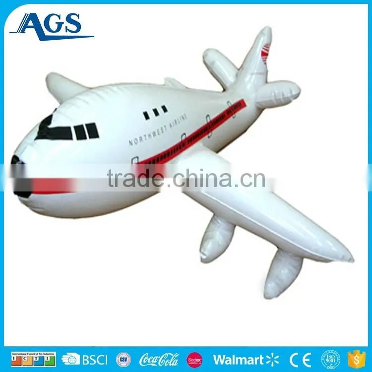 Promotional PVC Inflatable airplane toy with EN71 certificate