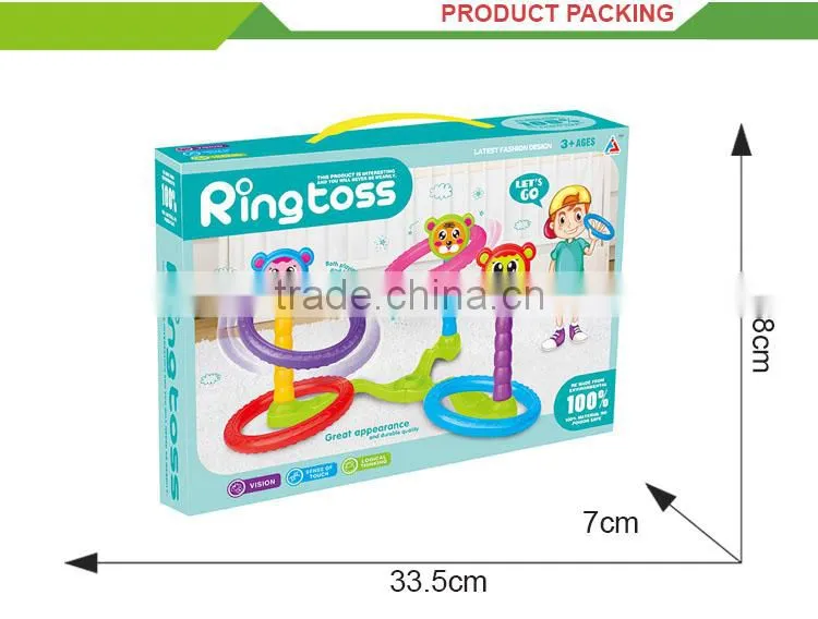 Best selling kids colorful ring toss game