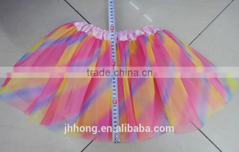 2014 rainbow colorful baby tutu skirts