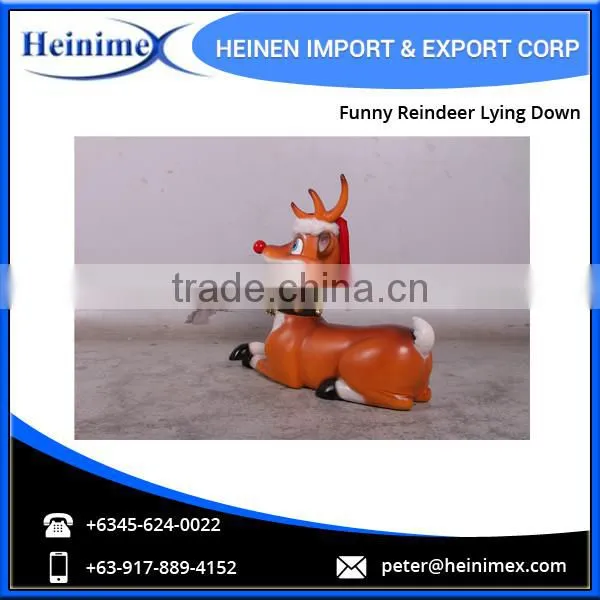Premier Manufacturer and Exporter of Funny Reindeer Lying Down