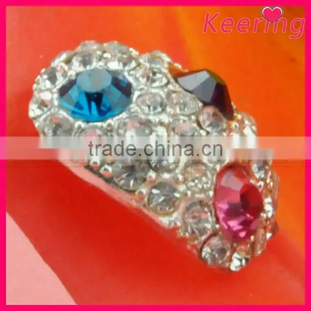 cheap pearl and rhinestone crystal button for clothing WBK-1349