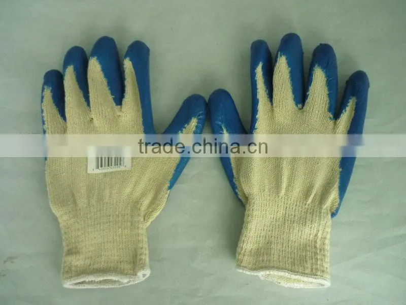 crinkle latex coated gloves
