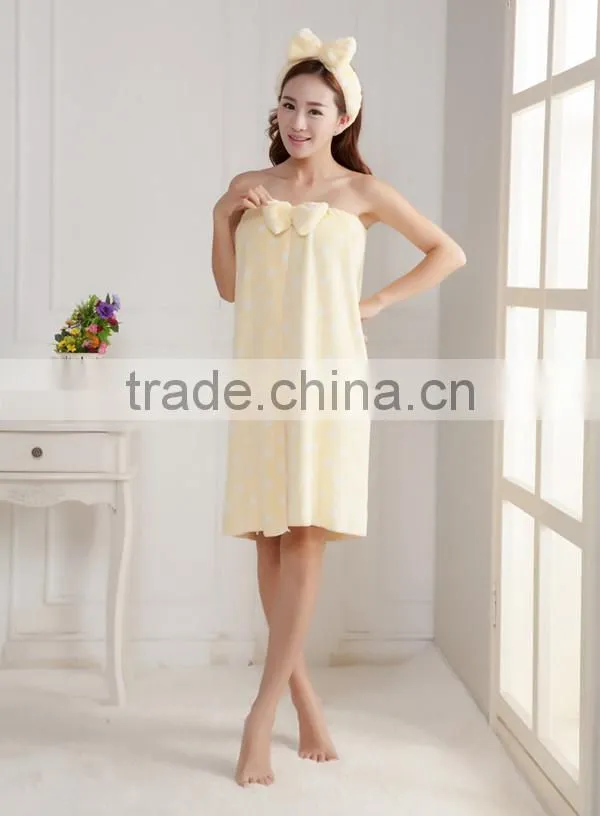 Lovely bow beautiful 9color choice fashion with headbands set made in china comfortable bath towel