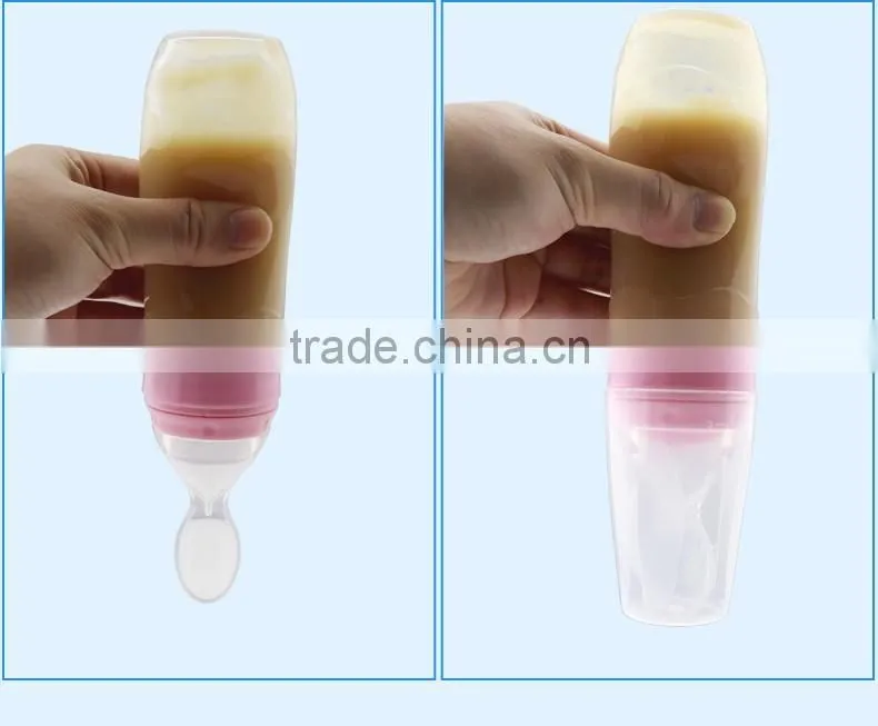 baby feeder feeding bottle/Baby Food Dispensing Spoon/baby food feeder