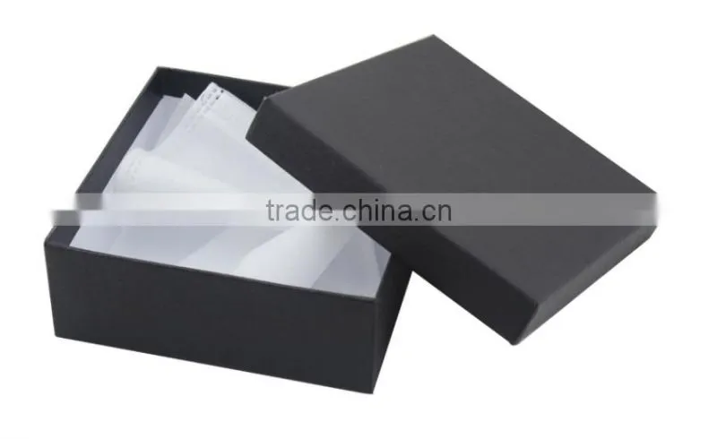 Cheap Belt Paper Package Gift Box Black Paper Belt Packing Box Case Packing box For Belt Gift