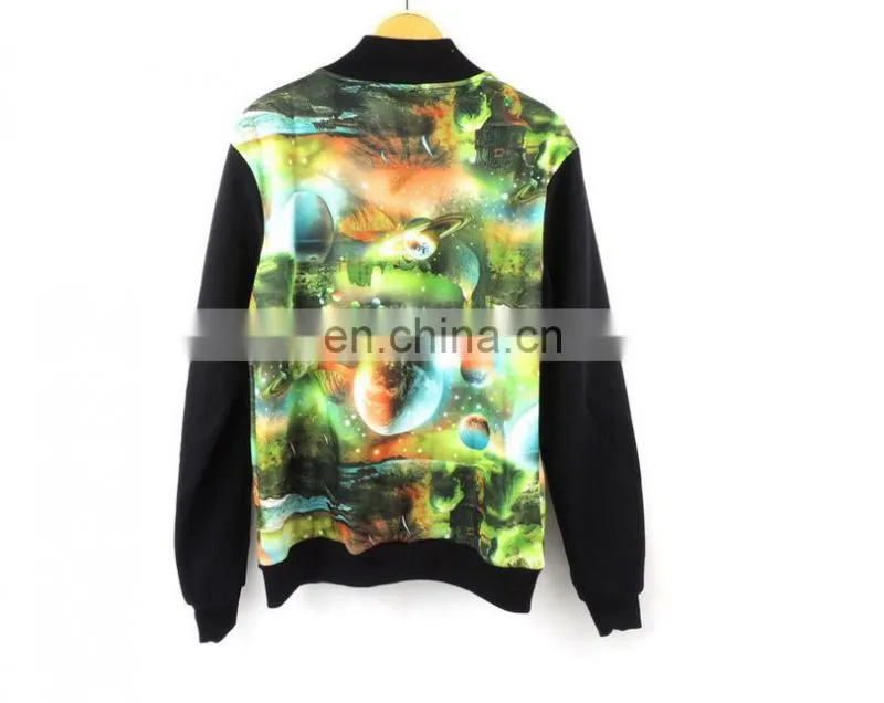 wholesale sublimated modern team light weight ladies baseball jacket