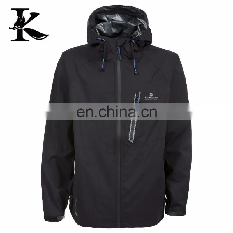 Rain jacket Men's 100% Polyester TPU Membrane