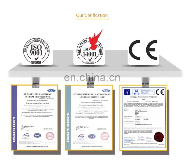 FR Cotton Safety Shirts, EN11612, NFPA2112 Standards