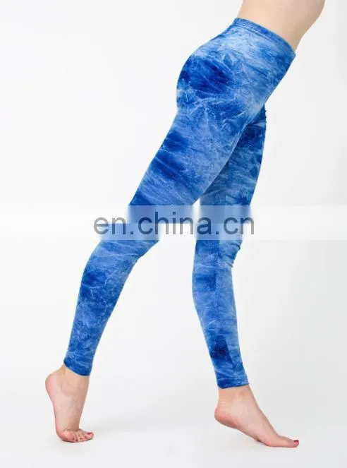 TOP Selling Fashion Style hot blue girls sexy ass leggings/yoga leggings