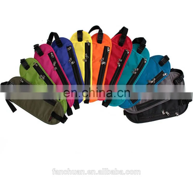 Universal Hidden Fold Polyester Travel Money Belt