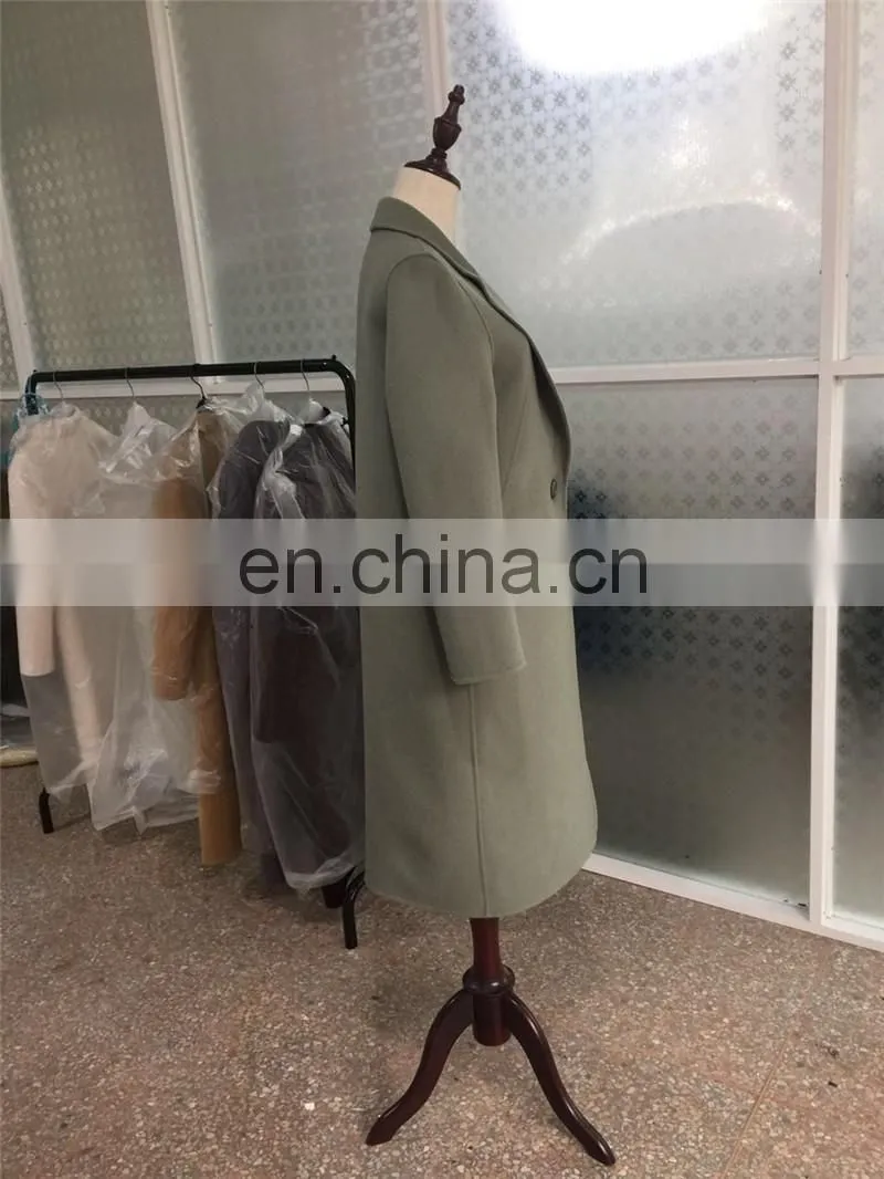 European Hot Sale Winter Clothes Cashmere Coat Comfortable Women Wool Coat