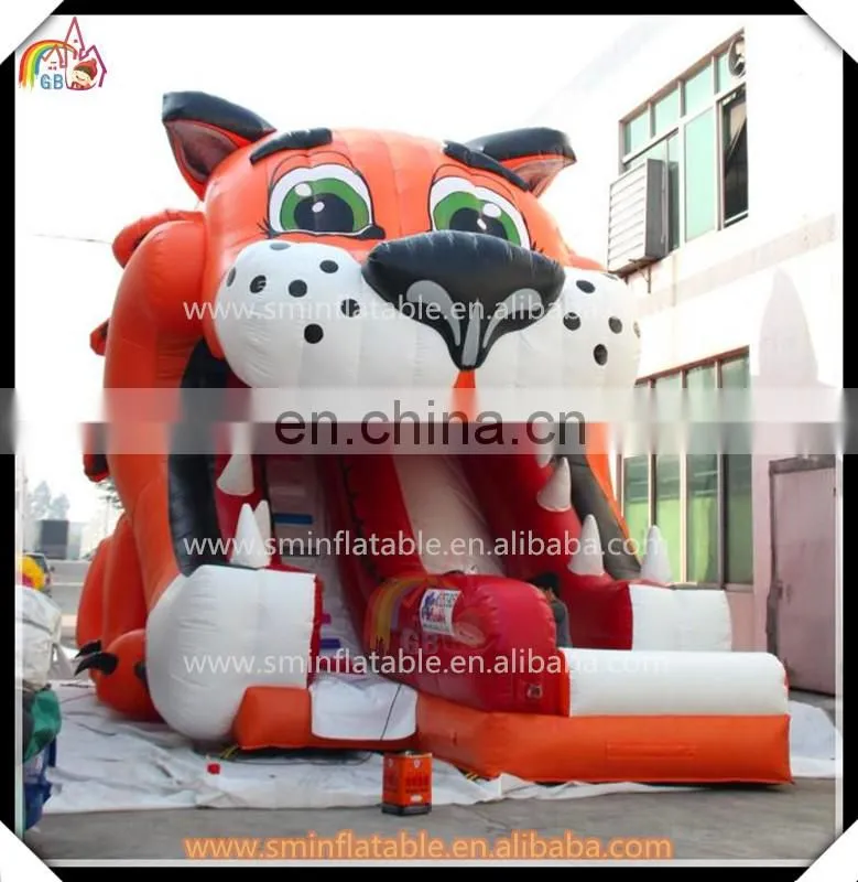 Factory Price inflatable dragon toy slide,large inflatable slide,inflatable dinosaur toy painting slide for kid