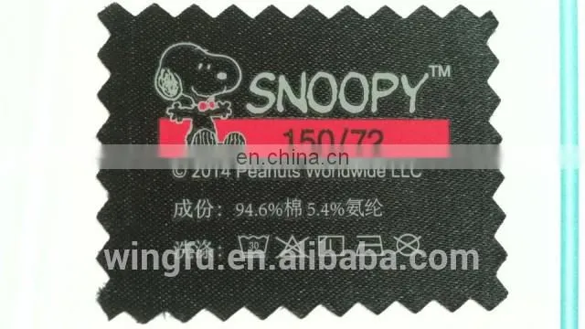 Wash label,care label,water mark