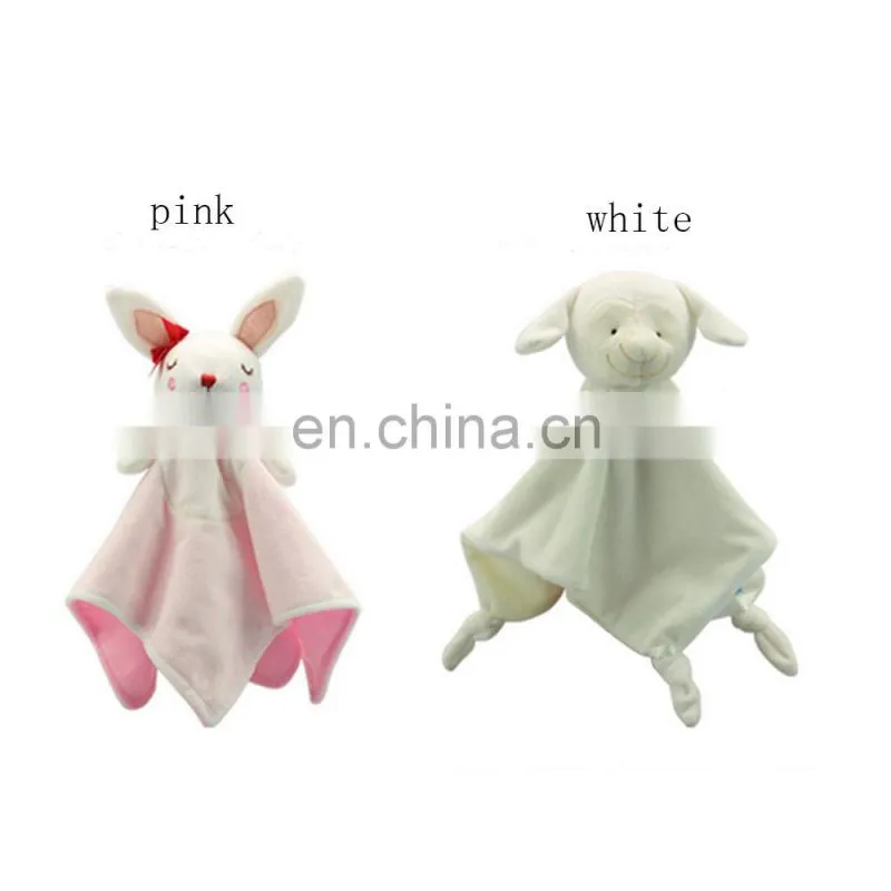 hot sell fashion infant doll plush stuffed animal slobber appease towel