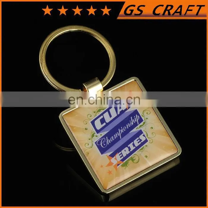 Supply cheap custom design keychain with letters