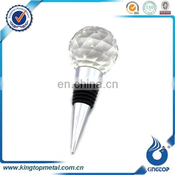 custom silver champagne stopper