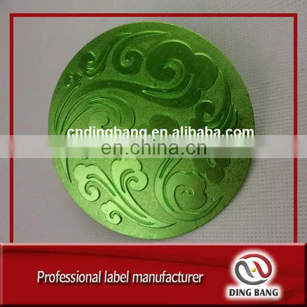 Wholesale Customized Deep Stamped Custom Printed Brand Decorative Metal Label