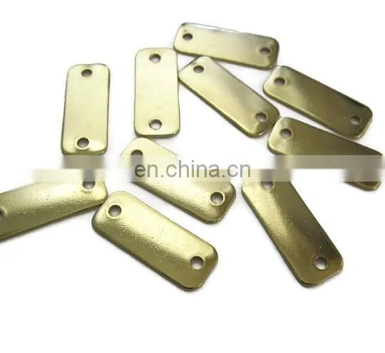 Blank military dog tags with ballchain