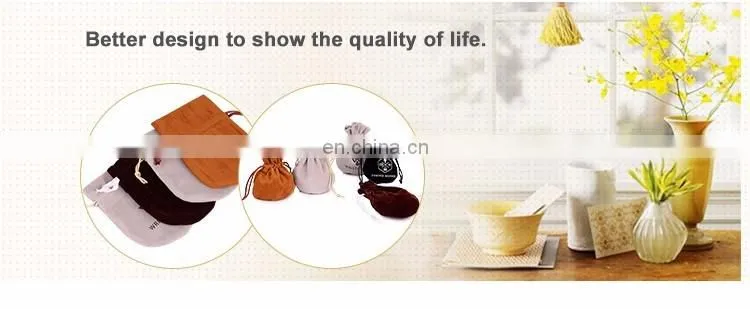 China good quality round bottom velvet gifts pouch suppliers