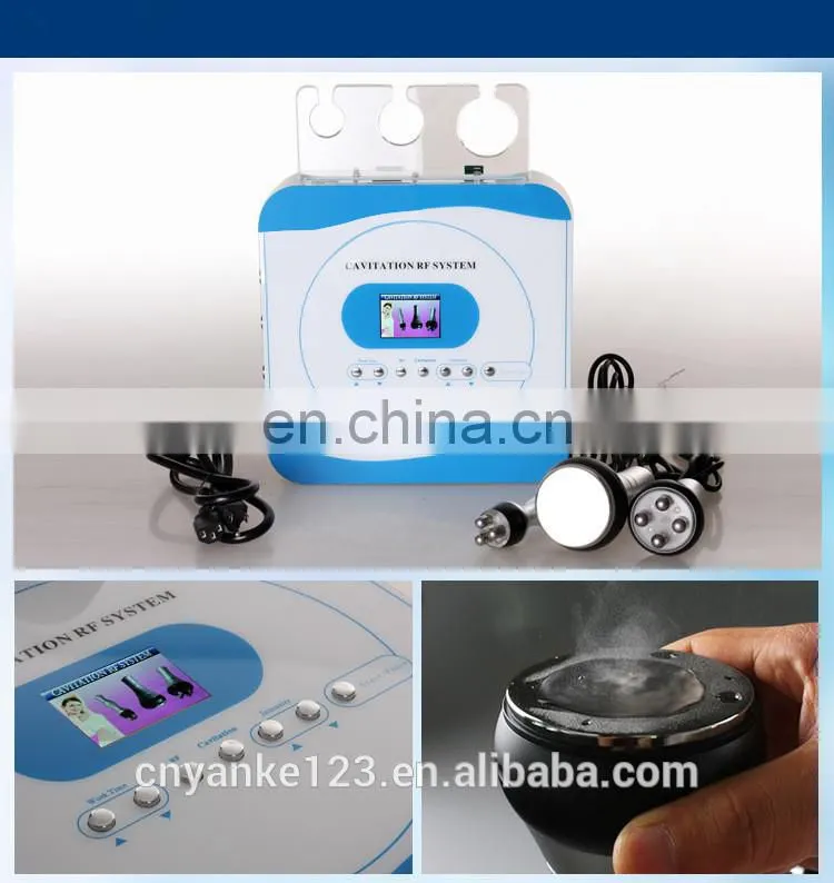 Professional 3 in 1 Multipolar RF radio frequency ultrasonic 40k cavitation body slimming machine