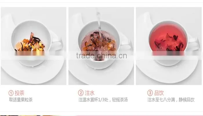 China Famous Fruit Blended Tea Sweet Taste Tea