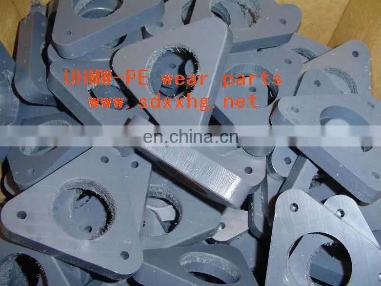 impact/abrasion resistant uhmwpe star wheel for conveyor