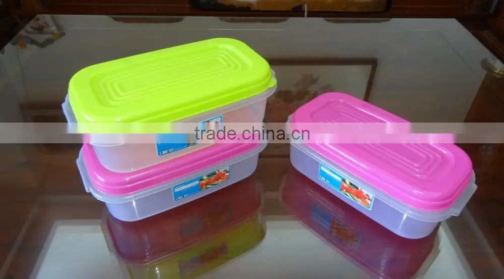 3.5L rectangular plastic food storage container, storage box