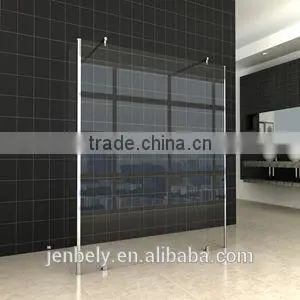 6/8/10mm Luxurious and Length Tempered Glass Shower Screen