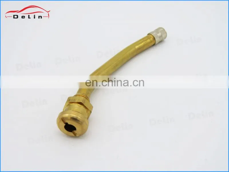 DeLin hot sell V3.20.11 tube metal clamp-in truck bus tire valve