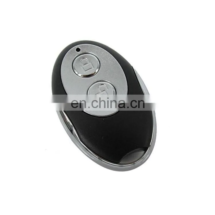 Metal 2 key 433.92M learning code wireless remote control garage door opener two button automatic door remote control