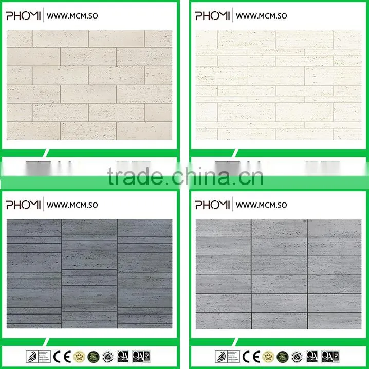 Marble type flexible waterproof antiskid waterproof breathability durability travertine tile