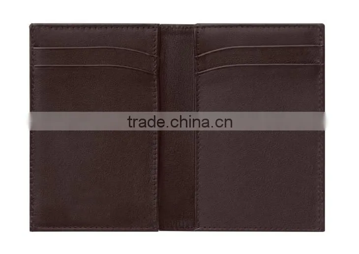Italian full grain cowhide business card holder slim leather business card holder