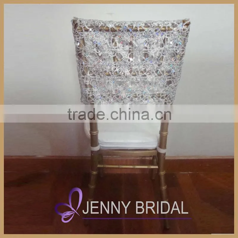C305A Wholesale Cheap Chair Covers Sequin Wedding Folding Chair Covers