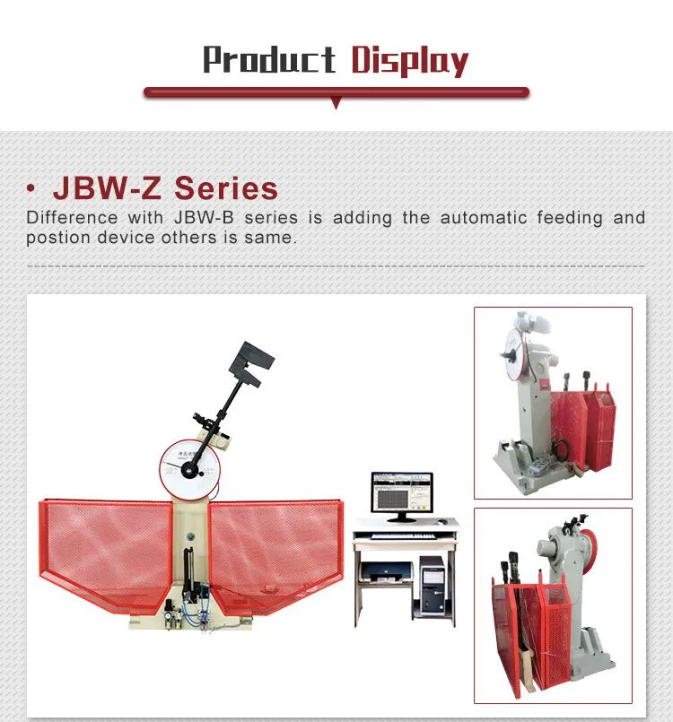 HST 300J/500J/800J Digital Pendule Charpy Impact Test Machine for Metal Charpy V Notch Pendule Charpy Impact