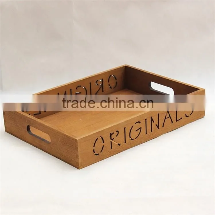 cheap wooden simple antique serving trays