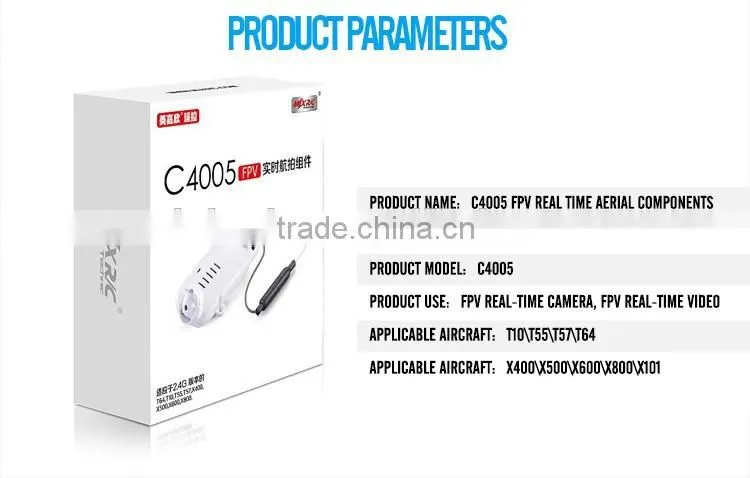 drone manufacturer MJX X600 wifi FPV camera C4005/C4008/C4010 drone parts