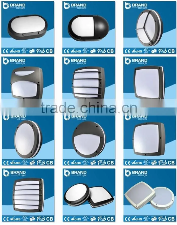 Outdoor High Quality Waterproof IP65 10W 20W 30W LED Bulkhead Light With Plastic Cover