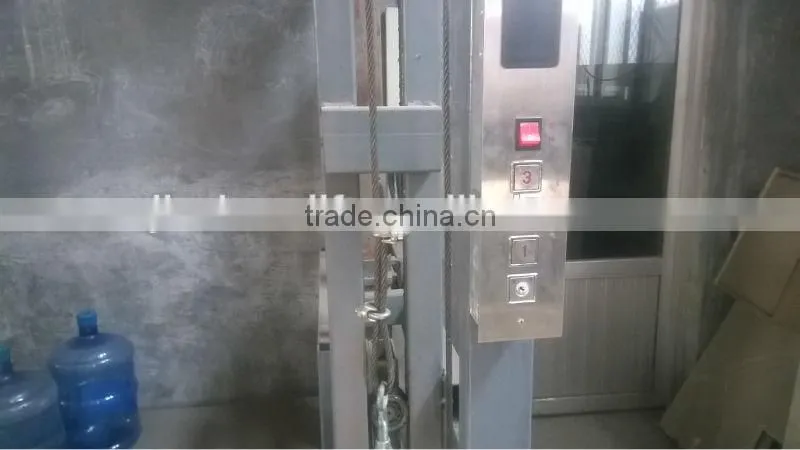 hydraulic guiderail cargo/goods/car lift platform