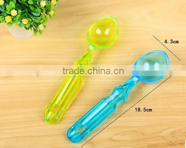 Promational hot sale New style plastic ice cream spoon