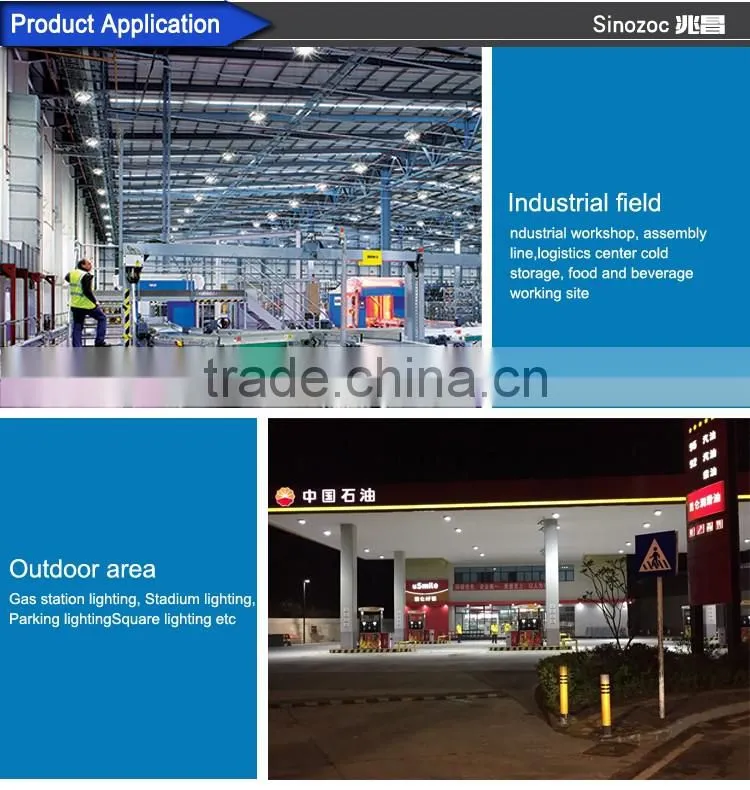 Sinozoc 5 years warranty 200w UFO High Bay Led Light LED Industrial Light Led High Bay 200w