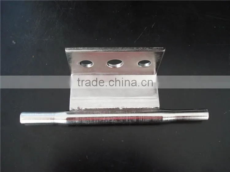 Custom metal connecting brackets for wood