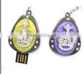Jewelry Apple USB Flash Drive,Diamond USB Disk