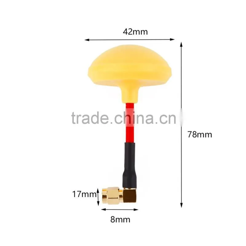 Yellow L Inner Needle 5.8GHz FPV Mushroom Antenna Transmitter & Receiver