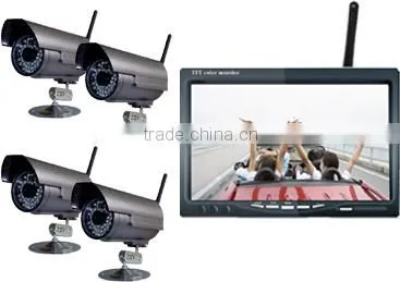 No interference!7 inch digital wireless camera system for car with 2.4GHz digital signal(DW-7001-1)