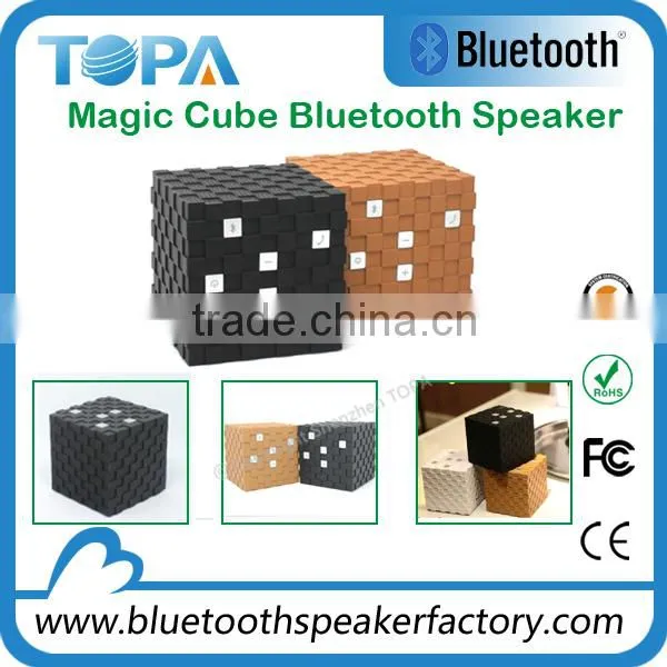 Best Quality Magic Cube subwoofer audio speaker with wireless mic