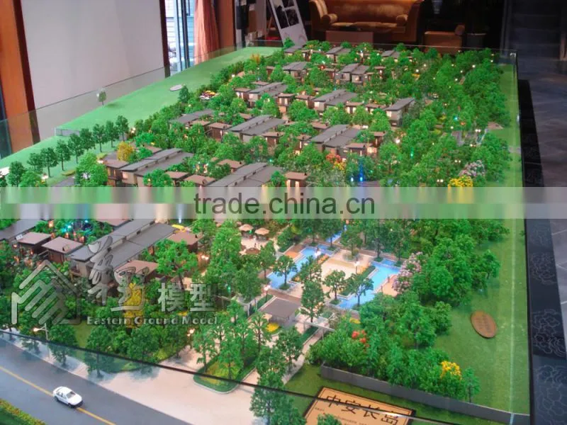 Architectural model/ miniature shipping mall scale model